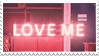 LOVE ME stamp