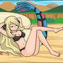 Cynthia relaxing in her bikini 