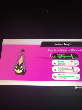 I got a shiny Gourgeist