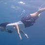 More underwater free diving in clothed