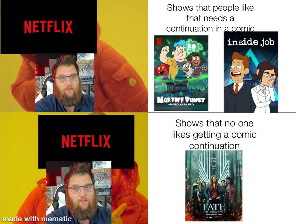 A Netflix meme by Cutiesaurs on DeviantArt