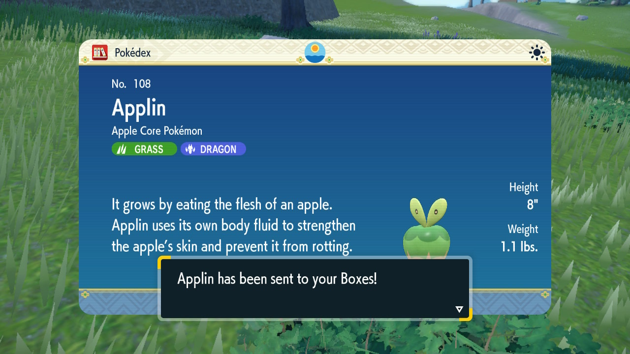 My shiny applin by Cutiesaurs on DeviantArt