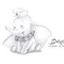 Dumbo Pencil Drawing