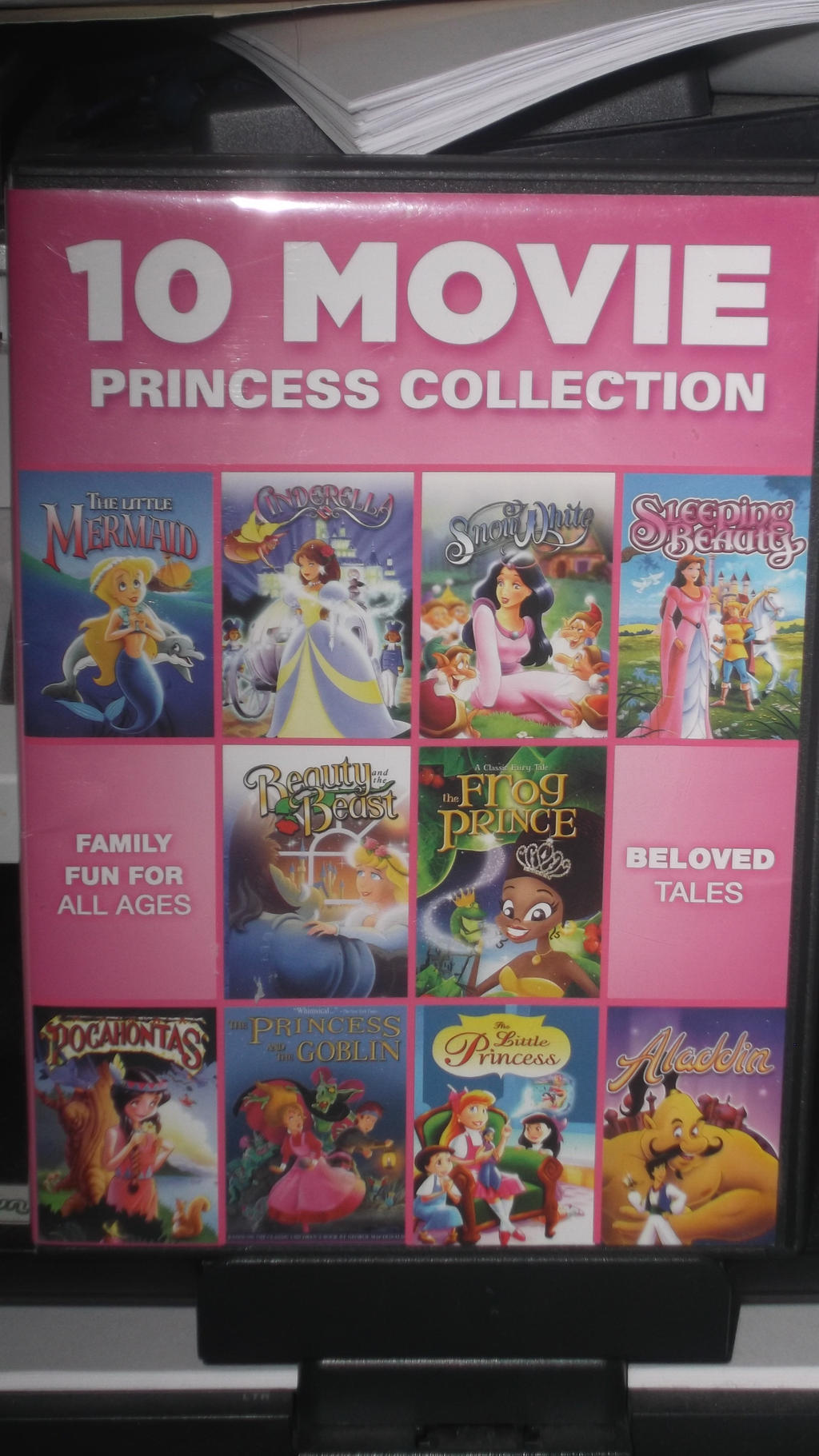 10 Movie Princess Collection DVD by Pikachu-Train on DeviantArt