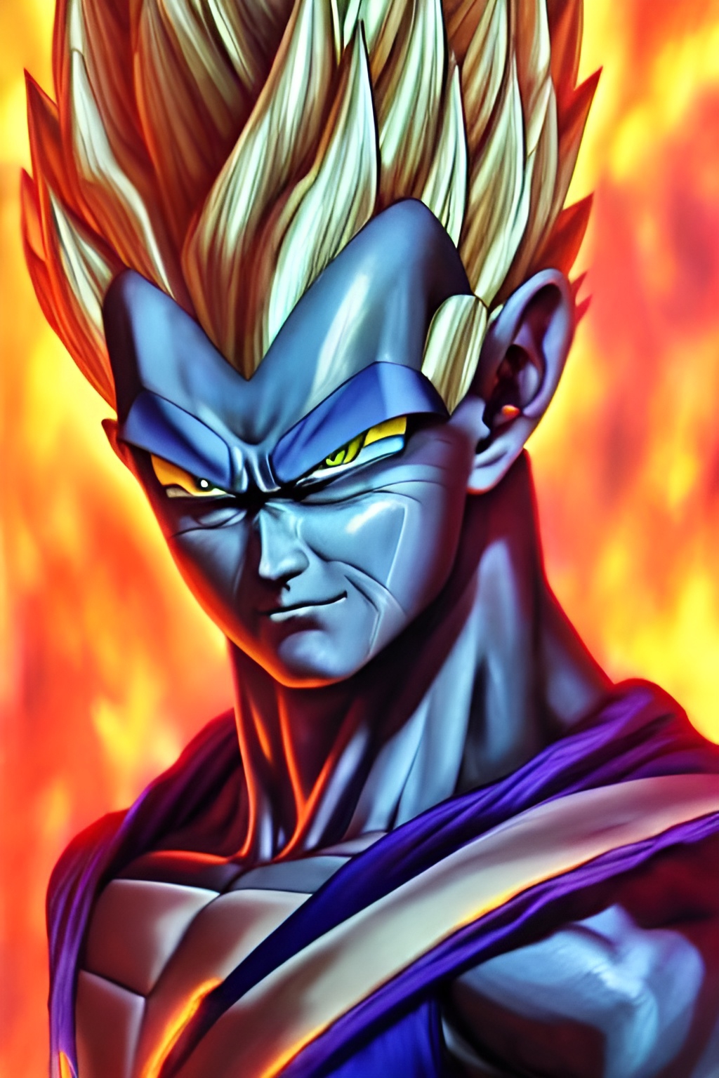 Super Saiyan Infinity Vegeta by Justanormalartsit on DeviantArt