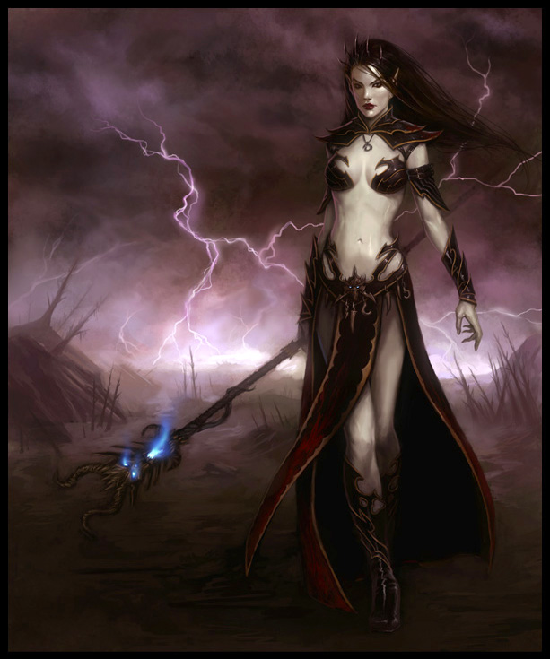 Dark Elf Sorceress