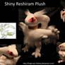 Shiny Reshiram Plush - SOLD