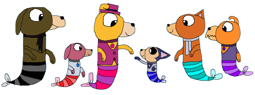 Top Dog and The Gang mer-dogs by TopDogandTheGangfan9 on DeviantArt