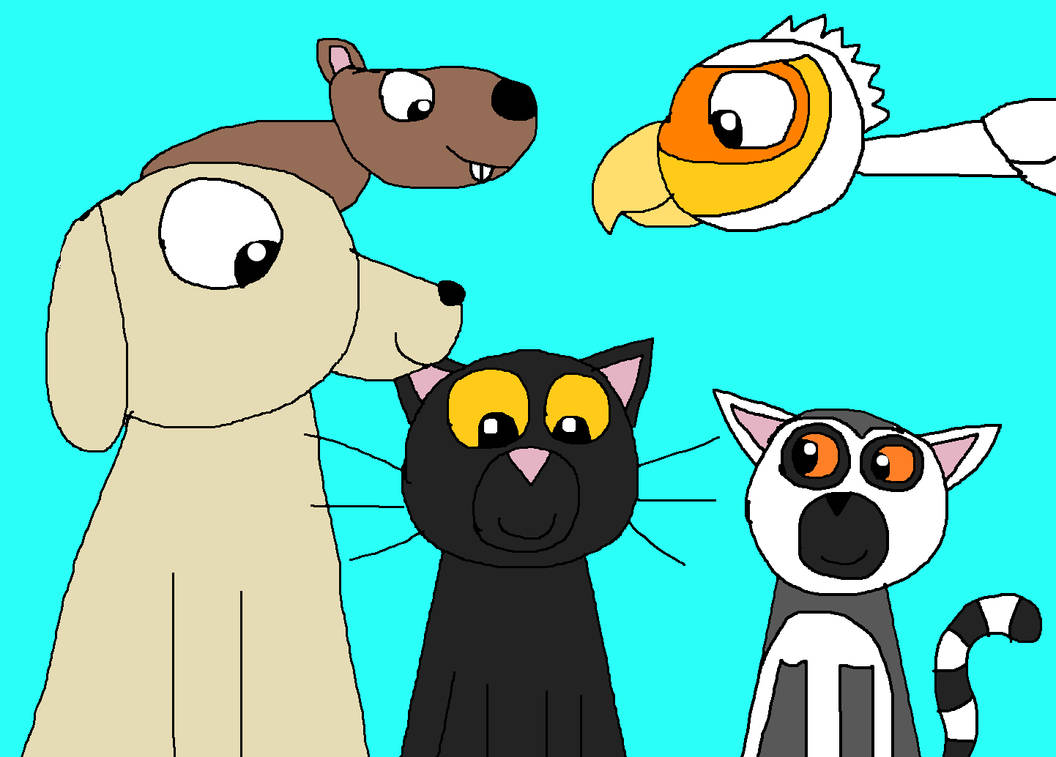 My drawing of the Flow characters by TopDogandTheGangfan9 on DeviantArt