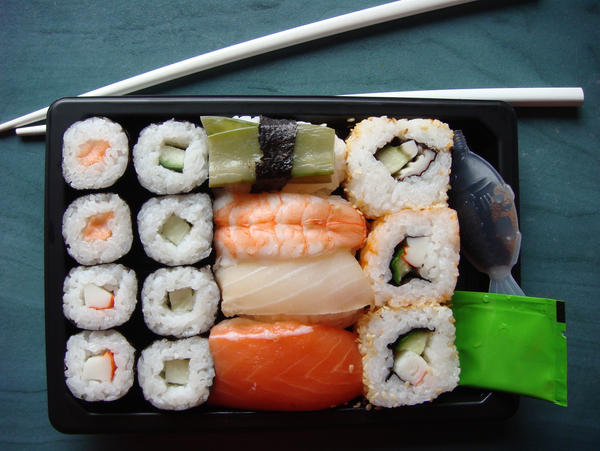 take-away sushi