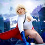 Power Girl ready to take off