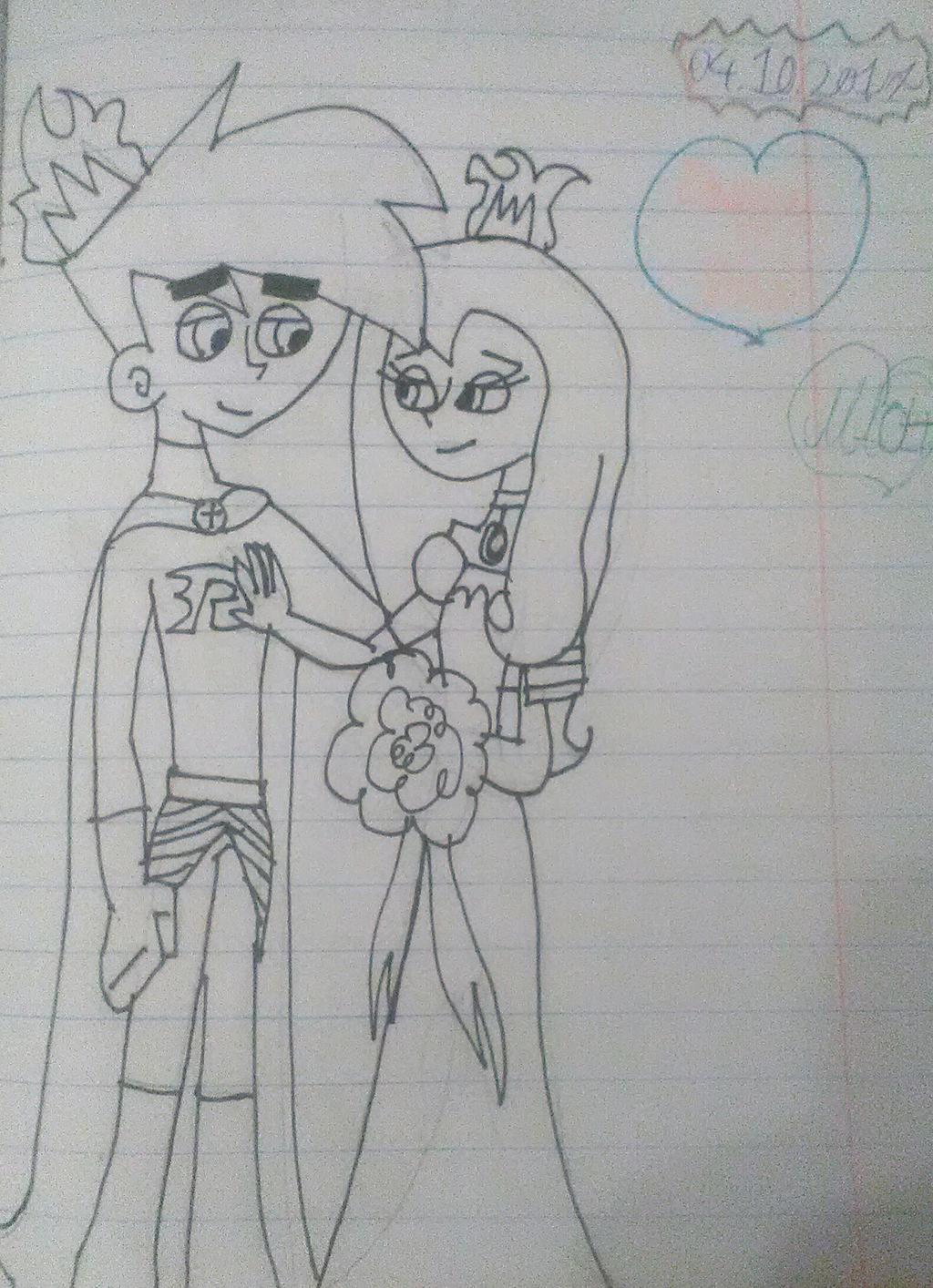 King Danny and Queen Star Uncolored