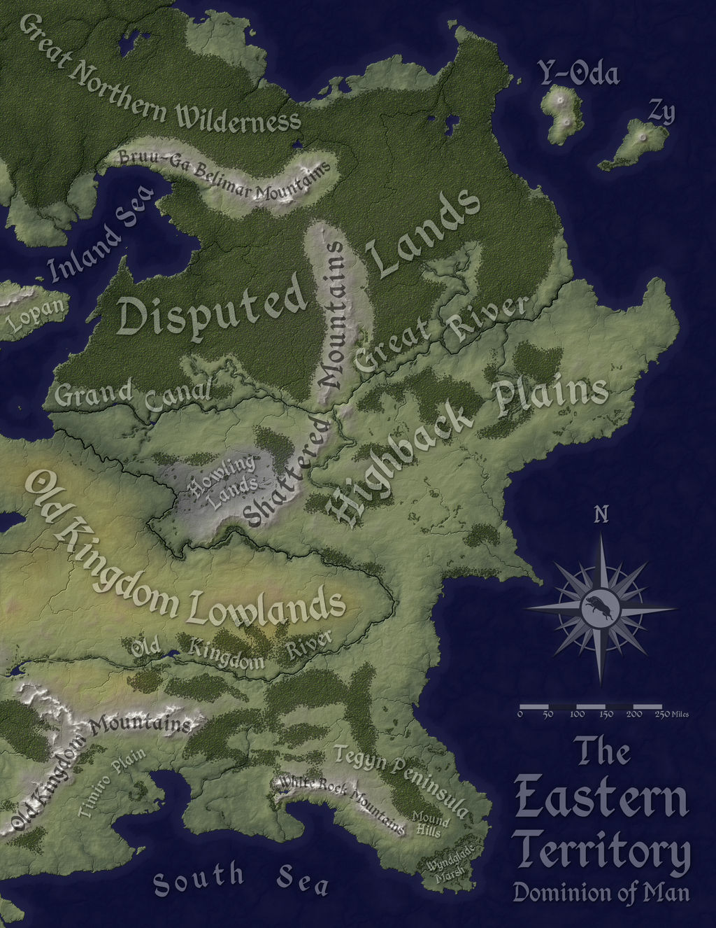 The Eastern Territory: Natural Geography by Will-Erwin