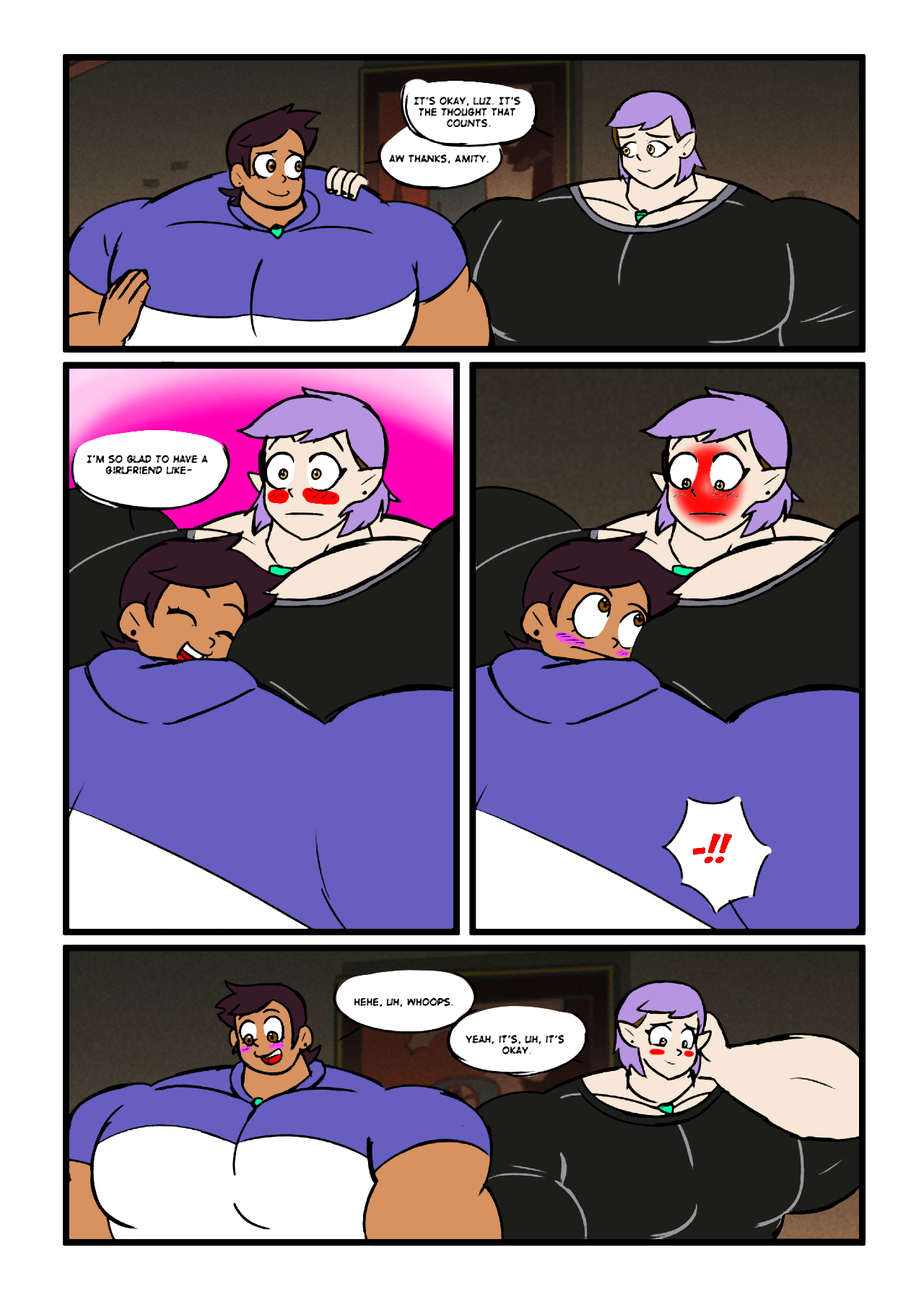 Magic Muscle Side Muscle Over Magic - Colored (5/5) by BigHouseOfLove on DeviantArt