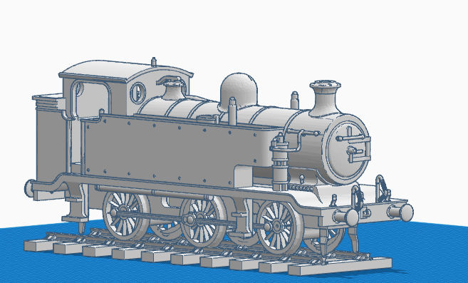 LBSCR E2 Tank Engine (On Tinkercad by TankTheHedgehog105 on DeviantArt