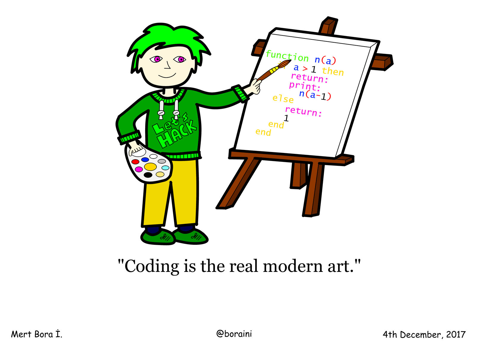 Coding is the Real Modern Art by Boraini on DeviantArt