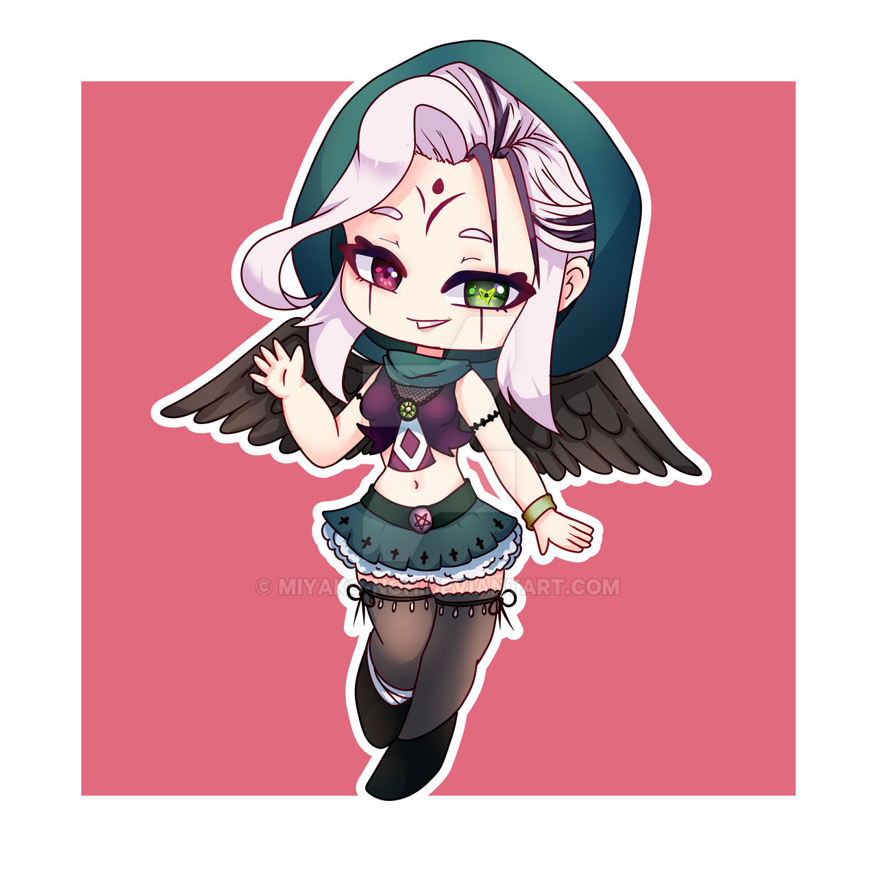 Chibi Computer Oc Chibi comm oc by Miyako-noh on DeviantArt