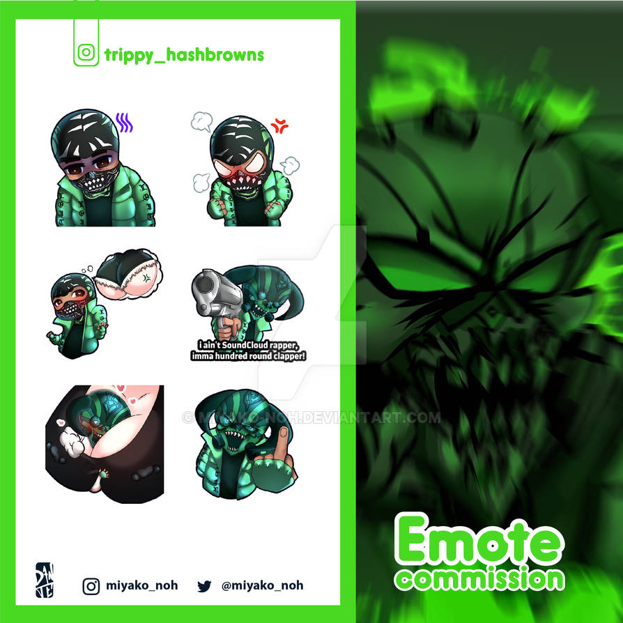 mask oc emote comm by Miyako-noh on DeviantArt