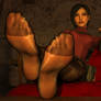 Ada Wong (Foot Tease)