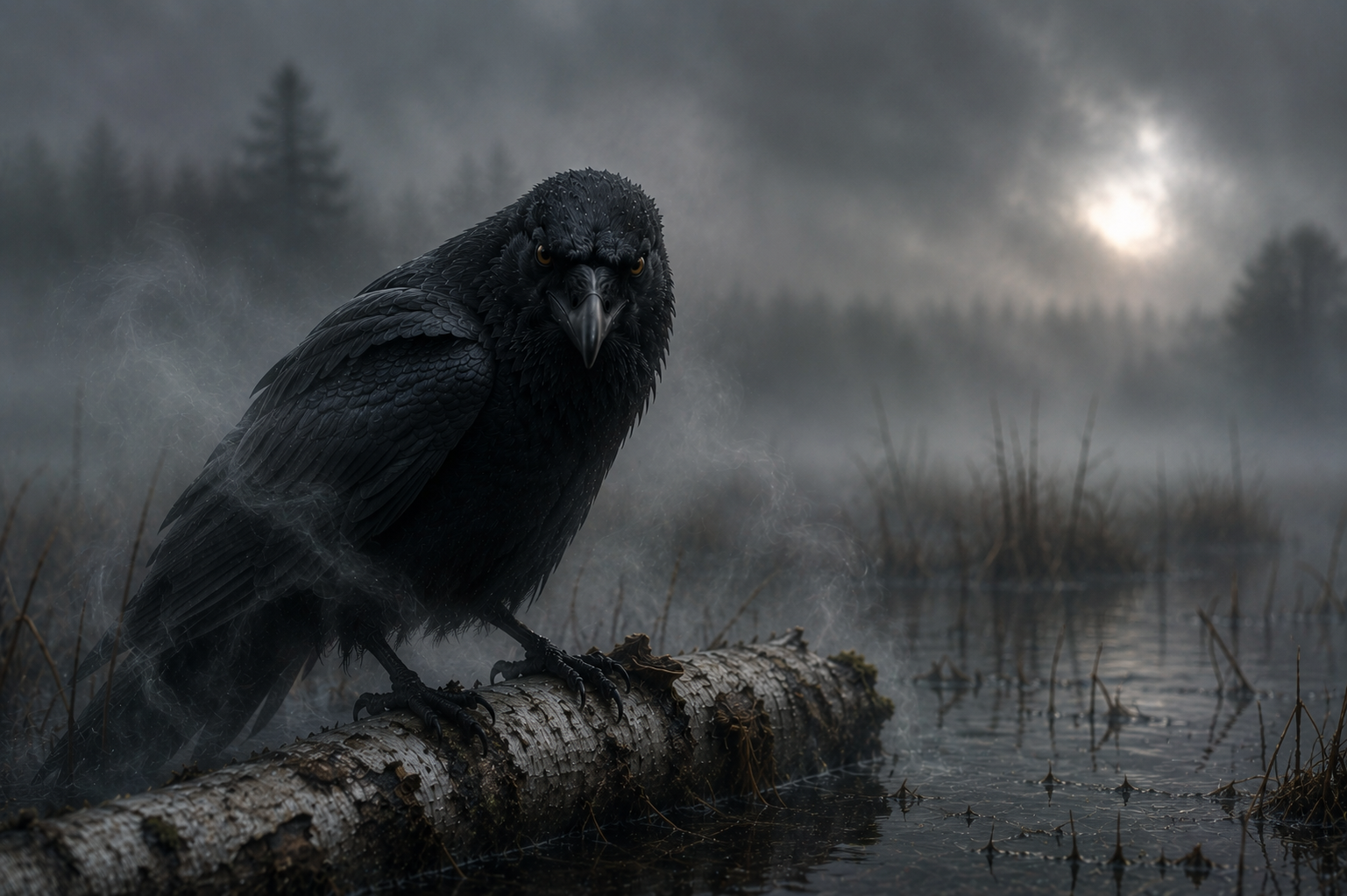 The raven of her
