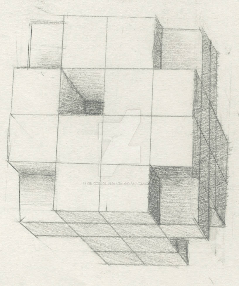 Девять кубов. Рисование кубика в перспективе. Композиция из кубов в перспективе. Центральная перспектива куб. Рисунок Куба в перспективе.