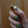 Hetalia: Sweden Inspired Nail Art