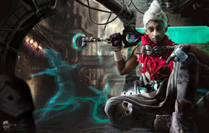 Ekko Splash Art Cosplay