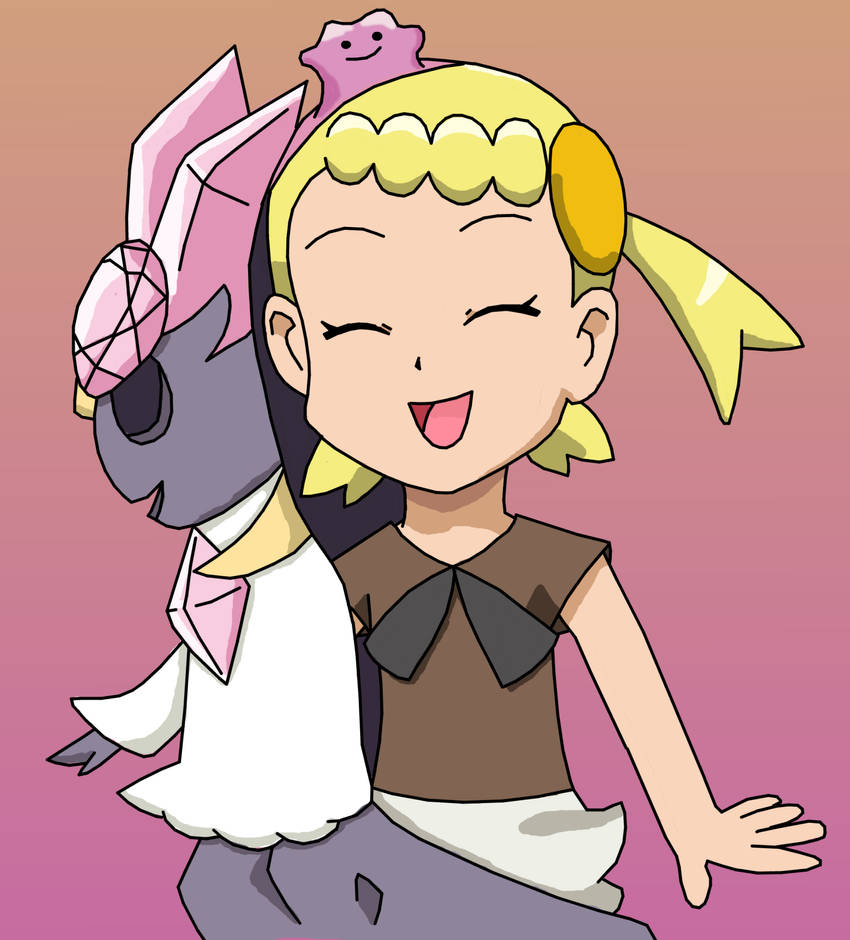 Bonnie disguised as Diancie with Ditto by StuAnimeArt on DeviantArt.