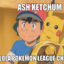 Ash Ketchum Alola Pokemon League Champion