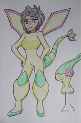 Olivia in a Flygon Anthro