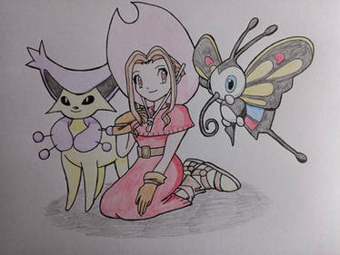 Mimi with Beautifly and Delcatty