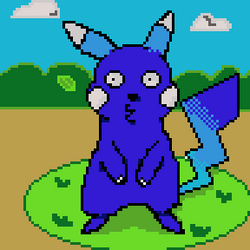 Pokemon Caterpie Pixel Art (Small)