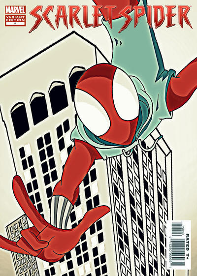 Scarlet Spider (variant book cover)