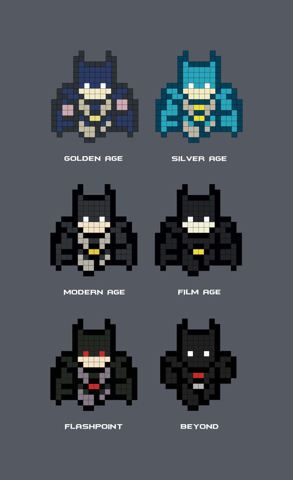 32 Bit Batman Ages of Batman in 8-bit Batman by Jefferson-Apgar on DeviantArt