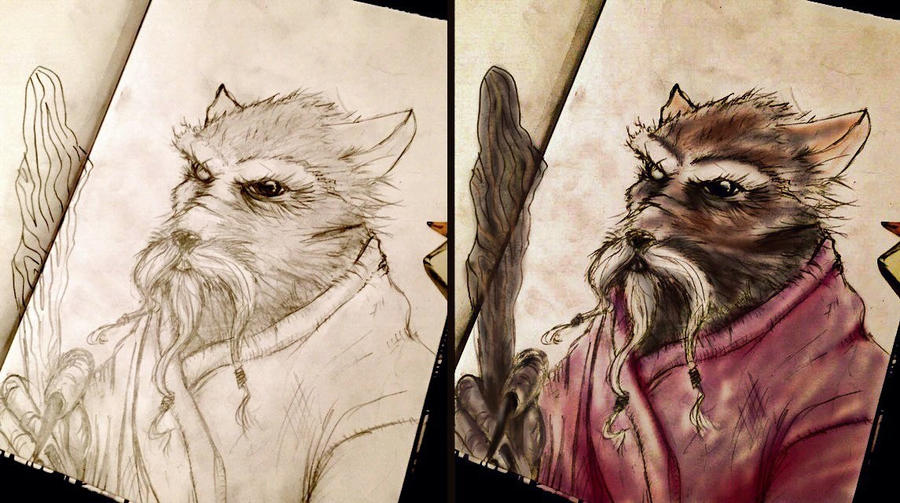 Master Splinter (sketch) by Jefferson-Apgar on DeviantArt
