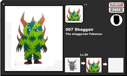 067 Shaggair Fakemon