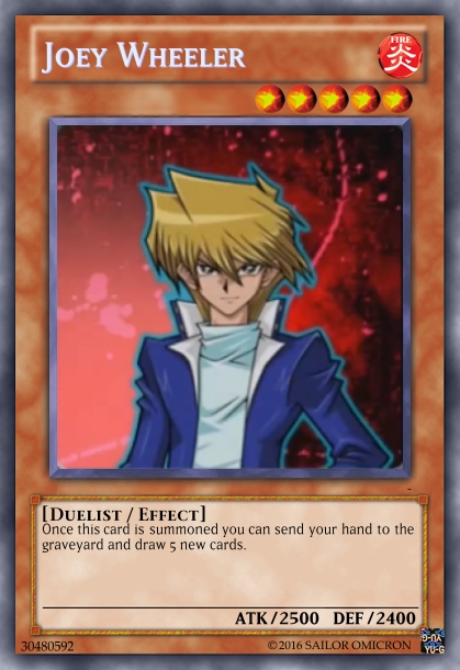 yugioh fan card joey wheeler STAR CUTOUTS Ltd Yu-Gi-Oh, Cardboard, Multi-Colour, 177 x 83 x 177 cm : Home & Kitchen All FiGPiNS include a unique alphanumeric serial number laser engraved on the back Joey Wheeler Warrior deck cards