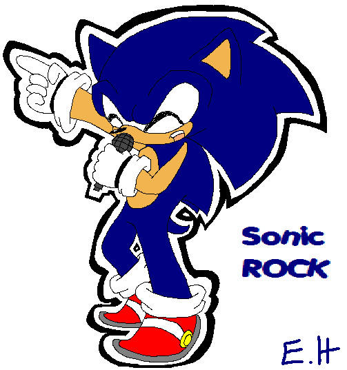 Sonic Rocker Sonic ROCK by knuckles92 on DeviantArt