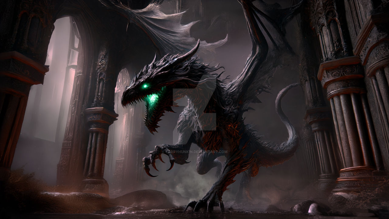 Shadow dragon by LarryHunkin on DeviantArt