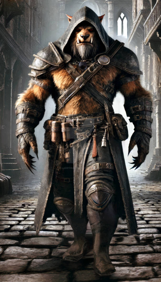 Gratch Swiftreach, a Urban Bugbear Ranger by LarryHunkin on DeviantArt