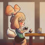 Cafe Break for Hard Working Isabelle