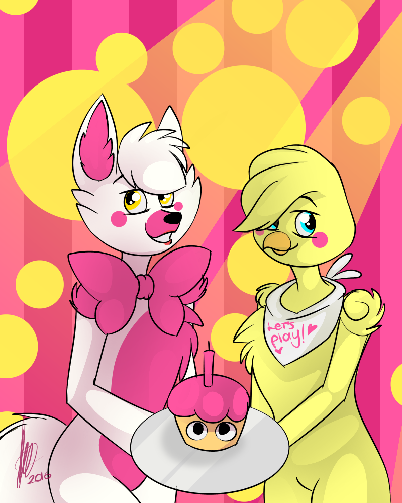 Mangle And Toy Chica By MatrixArt28 On DeviantArt mangle-and-toy-chica-by-matrixart28-on-deviantart