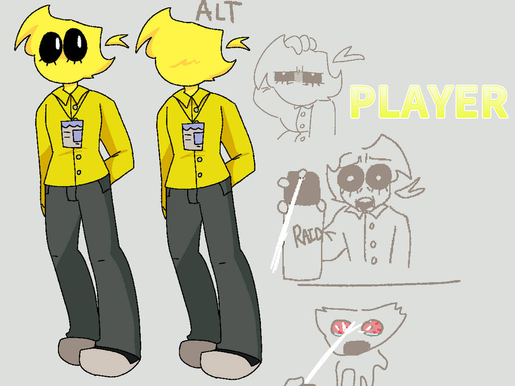 Player Poppy Front My Fanon Design of Player (Poppy Playtime) by Wanbie on DeviantArt