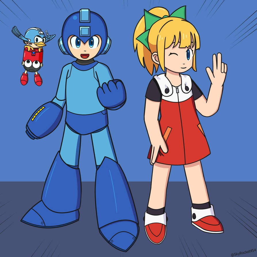 Mega Man And Roll by SkyRocket454 on DeviantArt