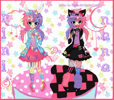 +Nini and Nana.:.Decora Twins+