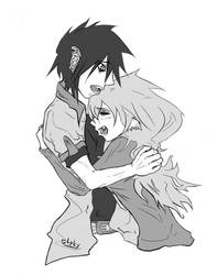 SebastianxKate Hug :3