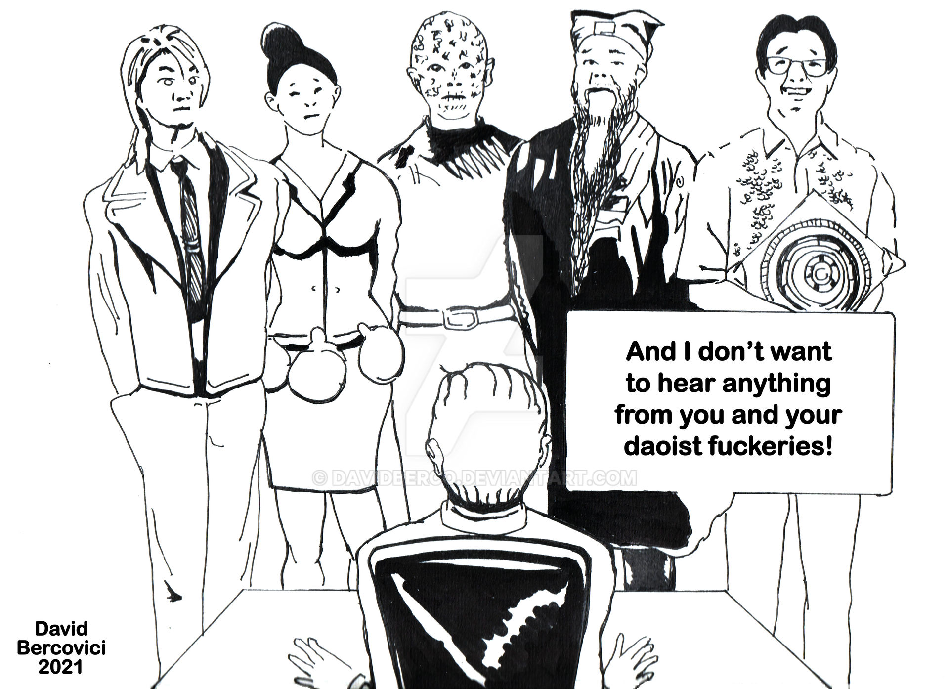 'Taoist Fuckery' Cartoon