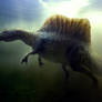 Spinosaurus  underwater