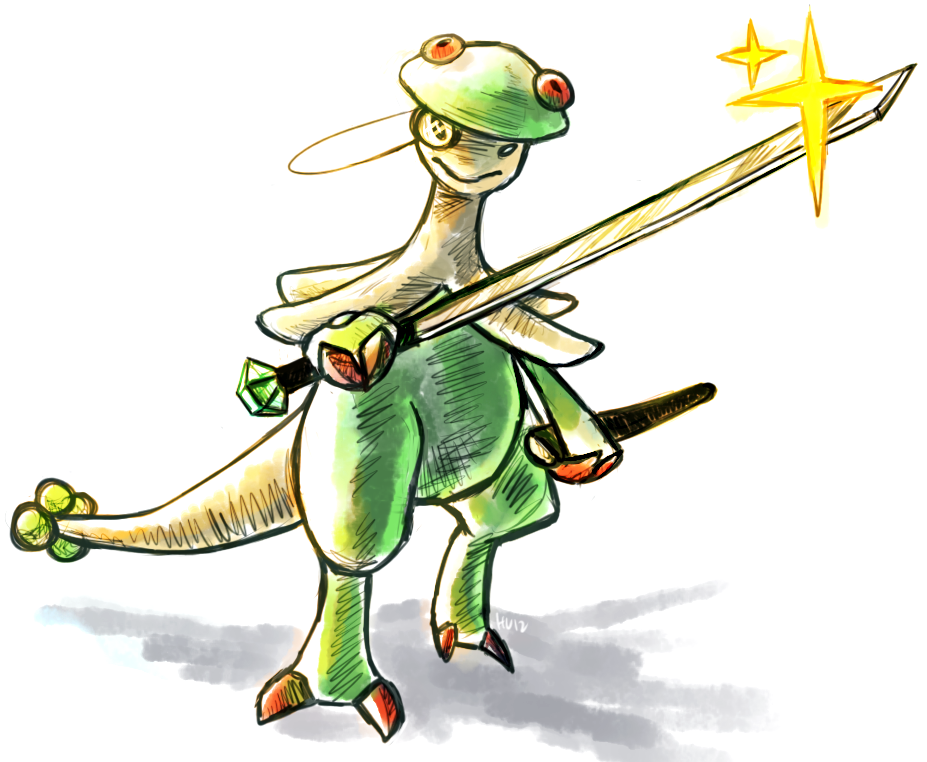 Shroomsworth with his Cane-sword