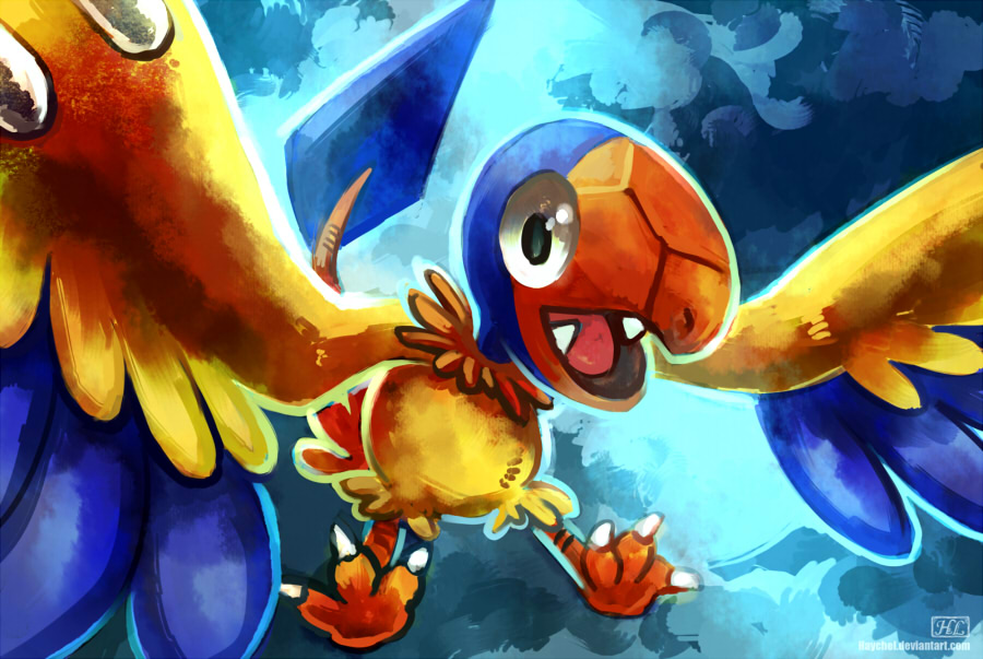 talonflame (pokemon) drawn by haychel